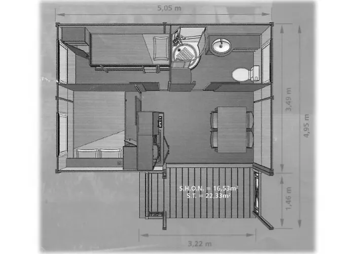 Avec Terrasse - 3 Pers. - Api-1-52-2137
